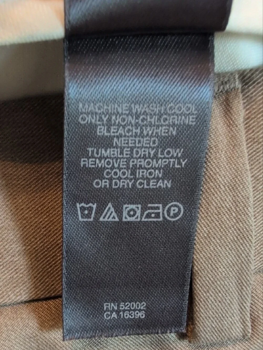 Men's Classic Tan Chino Pants - Picture 3 of 6